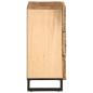 Preview: Sideboard 60x34x75 cm Raues Massives Mangoholz