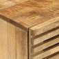 Preview: Sideboard 60x34x75 cm Raues Massives Mangoholz