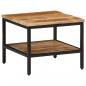 Preview: Couchtisch 45x45x35 cm Raues Massivholz Mango