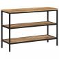 Preview: ARDEBO.de - Konsolentisch 100x35x70 cm Raues Massivholz Mango