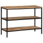 Preview: Konsolentisch 100x35x70 cm Raues Massivholz Mango