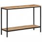 Preview: ARDEBO.de - Konsolentisch 100x35x70 cm Raues Massivholz Mango