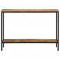 Preview: Konsolentisch 100x35x70 cm Raues Massivholz Mango