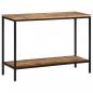 Preview: Konsolentisch 100x35x70 cm Raues Massivholz Mango