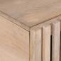 Preview: Couchtisch Weiß 80x51x40 cm Massivholz Mango