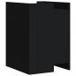 Preview: Nachttisch Schwarz 45x50x65 cm Holzwerkstoff
