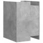 Preview: Nachttisch Betongrau 45x50x65 cm Holzwerkstoff