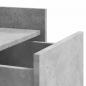 Preview: Nachttisch Betongrau 45x50x65 cm Holzwerkstoff