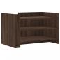 Preview: Couchtisch Braun Eichen-Optik 80x50x50 cm Holzwerkstoff