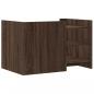 Preview: Couchtisch Braun Eichen-Optik 80x50x50 cm Holzwerkstoff