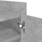 Preview: TV-Schrank Betongrau 80x35x40 cm Holzwerkstoff