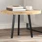 Preview: ARDEBO.de - Tischplatte Rund Ø60x4 cm Massivholz Akazie