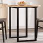 Preview: ARDEBO.de - Tischplatte Rund Ø80x2 cm Massivholz Akazie