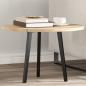 Preview: ARDEBO.de - Tischplatte Rund Ø60x2 cm Massivholz Akazie