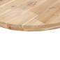 Preview: Tischplatte Rund Ø80x4 cm Massivholz Akazie