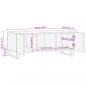 Preview: Couchtisch 100x55x40 cm Massivholz Akazie
