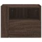 Preview: Wand-Nachttische 2 Stk. Braun Eichen-Optik 45x30x35 cm