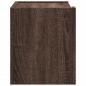 Preview: Wand-Nachttische 2 Stk. Braun Eichen-Optik 45x30x35 cm
