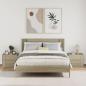 Preview: Wand-Nachttische 2 Stk. Sonoma-Eiche 45x30x35 cm