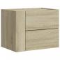 Preview: Wand-Nachttische 2 Stk. Sonoma-Eiche 45x30x35 cm
