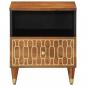 Preview: Nachttische 2 Stk. 40x33x46 cm Massivholz Mango
