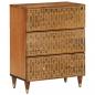Preview: ARDEBO.de - Beistellschrank 60x33x75 cm Massivholz Mango