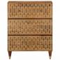 Preview: Beistellschrank 60x33x75 cm Massivholz Mango