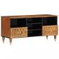 Preview: ARDEBO.de - TV-Schrank 100x33x46 cm Massivholz Mango