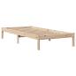 Preview: Massivholzbett ohne Matratze 100x200 cm Kiefernholz