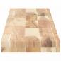 Preview: Tischplatte 140x20x4 cm Rechteckig Massivholz Akazie