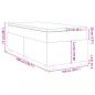 Preview: Boxspringbett mit Matratze Rosa 100x200 cm Samt