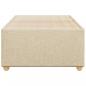 Preview: Bettgestell Creme 80x200 cm Stoff