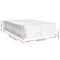 Preview: Bettgestell ohne Matratze Schwarz 140x190 cm Stoff