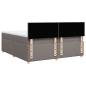 Preview: Boxspringbett mit Matratze Taupe 200x200 cm Stoff