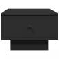Preview: Couchtisch Schwarz 60x45x31 cm Holzwerkstoff