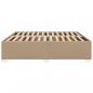 Preview: Bettgestell Cappuccino-Braun 200x200 cm Kunstleder