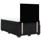 Preview: Boxspringbett mit Matratze Schwarz 120x200 cm Samt