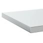 Preview: Wandregale 2 Stk. 50x40x3 cm Silbern Edelstahl