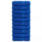 Preview: ARDEBO.de - Premium-Badetücher SOLUND 10 Stk. Blau 100x150cm 600 g/m²