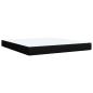 Preview: Boxspringbett mit Matratze Schwarz 180x200 cm Stoff
