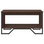 Preview: Couchtisch Braun Eichen-Optik 75x51x40 cm Holzwerkstoff