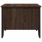 Preview: Couchtisch Braun Eichen-Optik 75x51x40 cm Holzwerkstoff