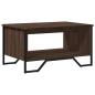Preview: Couchtisch Braun Eichen-Optik 75x51x40 cm Holzwerkstoff