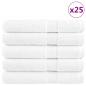 Preview: ARDEBO.de - Premium-Saunatücher SOLUND 25 Stk Weiß 80x200 cm 600 g/m²
