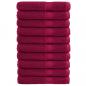 Preview: ARDEBO.de - Premium-Saunatücher SOLUND 10 Stk Bordeaux 80x200 cm 600 g/m²