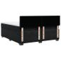 Preview: Boxspringbett mit Matratze Schwarz 180x200 cm Samt