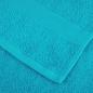 Preview: Premium-Duschtücher SOLUND 10 Stk. Türkis 70x140 cm 600 g/m²