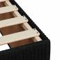 Preview: Boxspringbett mit Matratze Schwarz 160x200 cm Stoff