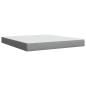 Preview: Boxspringbett mit Matratze Hellgrau 180x200 cm Stoff