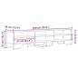 Preview: TV-Schrank Braun Eichen-Optik 180x34x41 cm Holzwerkstoff